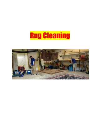 Rug Cleaning