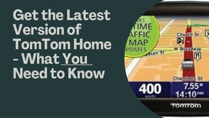 get the latest version of tomtom home what