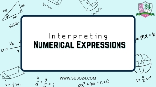 Interpreting Numerical Expressions Math