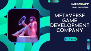 Metaverse Game Development  Company - GamesDapp