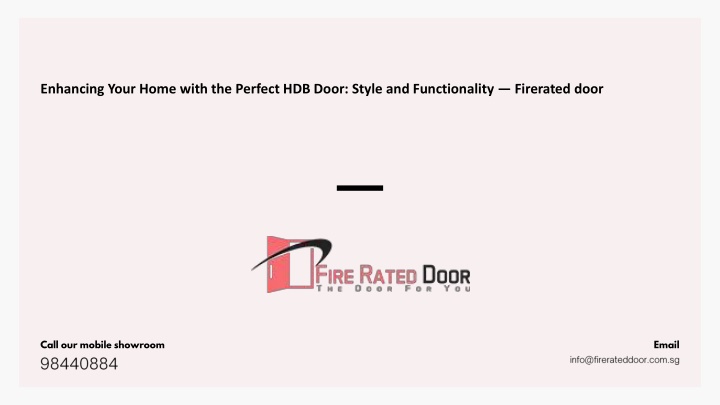 enhancing your home with the perfect hdb door