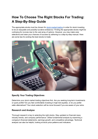 How To Choose The Right Stocks For Trading_ A Step-By-Step Guide