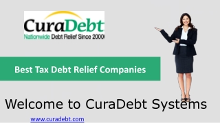 Best Tax Debt Relief Companies - CuraDebt