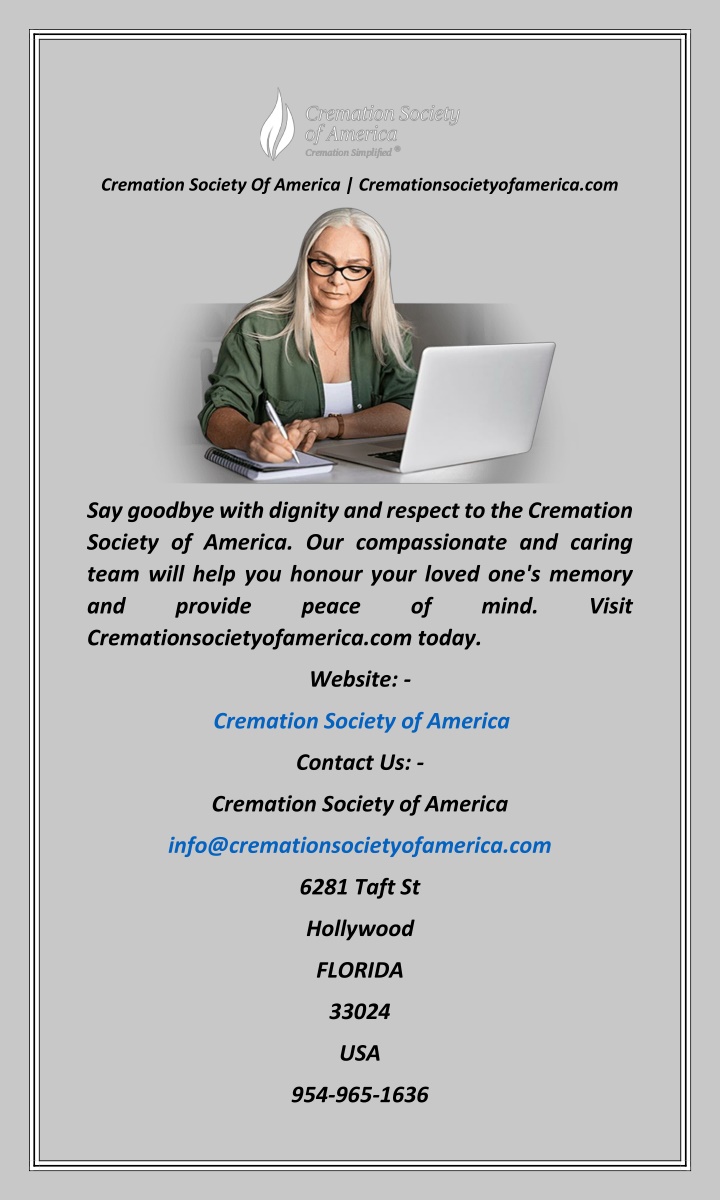 cremation society of america