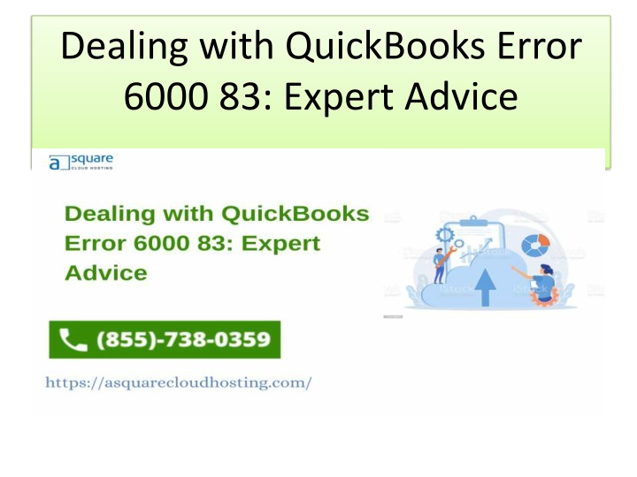 dealing with quickbooks error 6000 83 expert