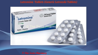 Letromina  Tablets (Generic Letrozole Tablets)