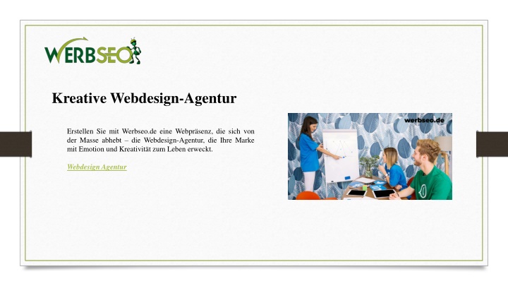 kreative webdesign agentur