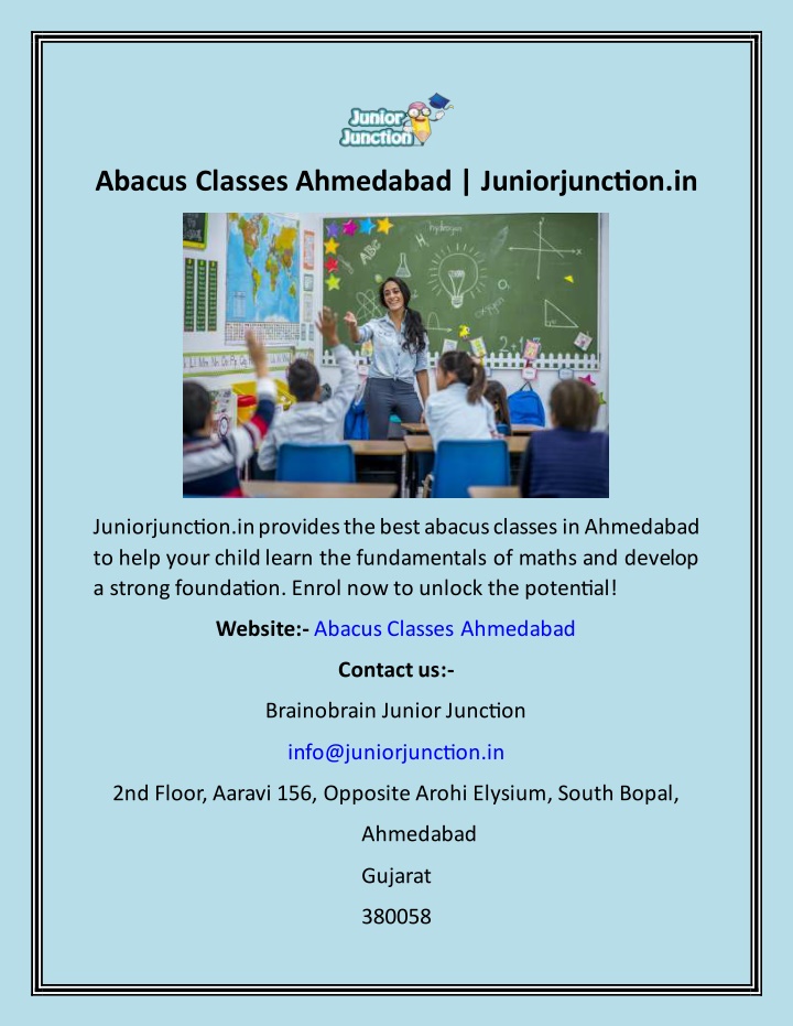 abacus classes ahmedabad juniorjunction in