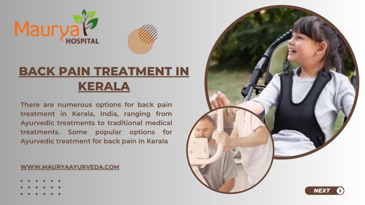 back pain treatment in kerala