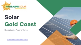 Solar Gold Coast-Australian Solar Installations