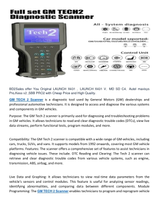 bd2sales offer you original launch x431 launch