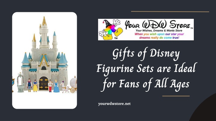 gifts of disney figurine sets are ideal for fans