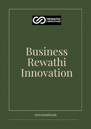 business rewathi innovation