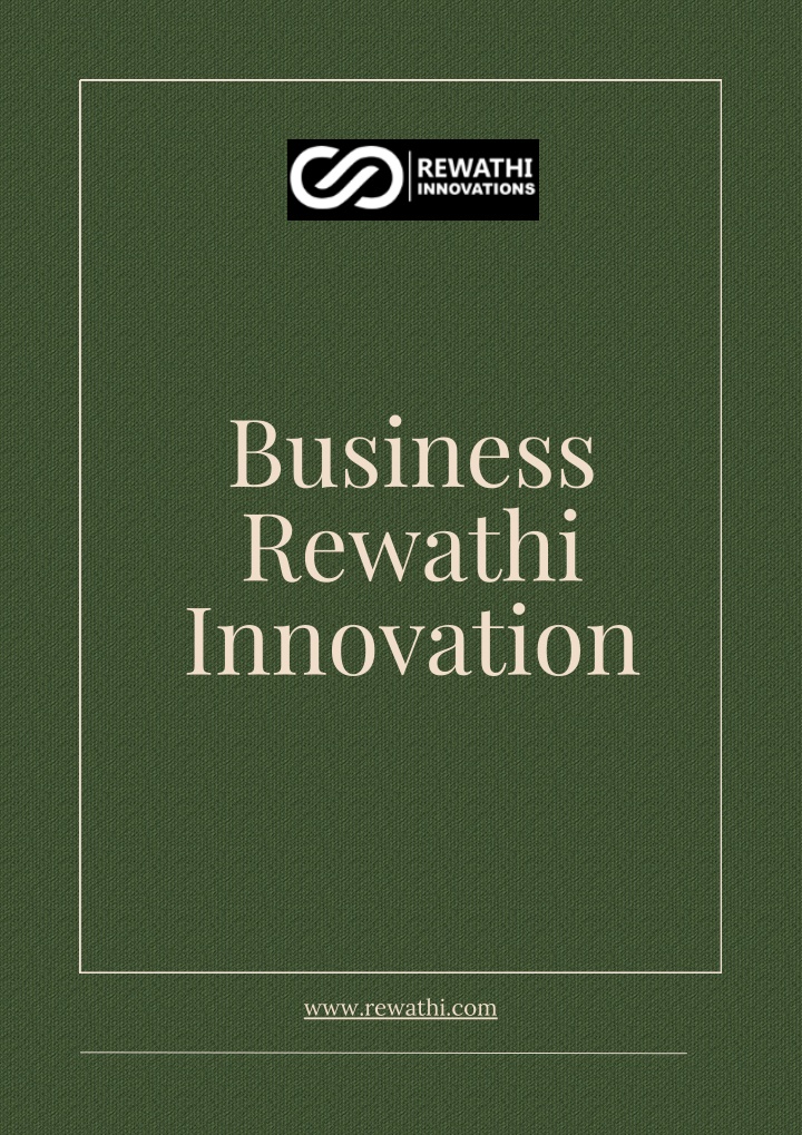 business rewathi innovation