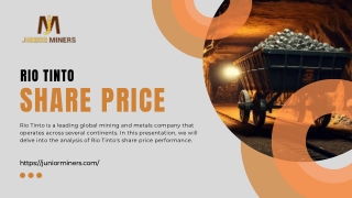 Rio Tinto Share Price Analysis - Junior Miners