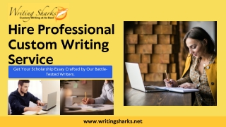 Best Scholarship Essay Writing Services | Writing Sharks