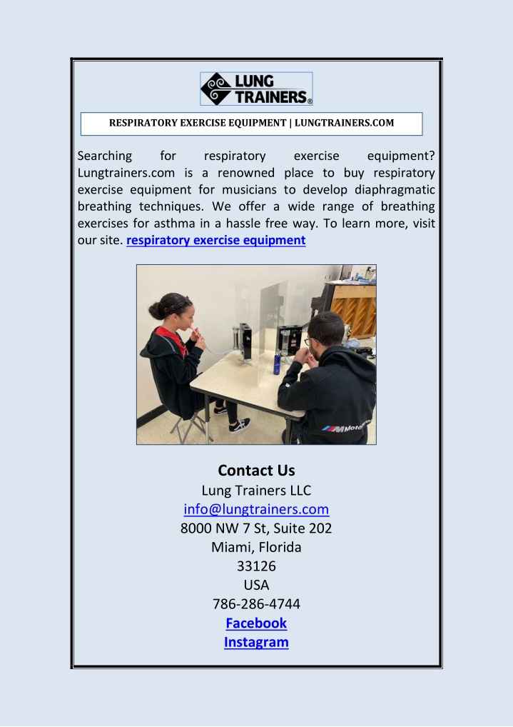 respiratory exercise equipment lungtrainers com