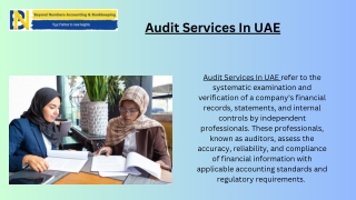 Audit Services In UAE