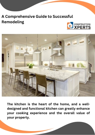A Comprehensive Guide to Successful Remodeling