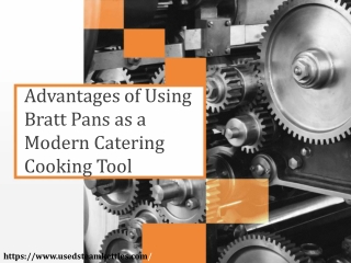Advantages of Using Bratt Pans as a Modern Catering Cooking Tool