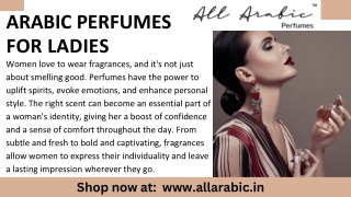 Arabic Perfumes For Ladies