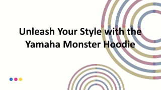 Unleash Your Style with the Yamaha Monster Hoodie