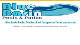 Best Pool Designer In Texas And Austin _ Blue Basin Pools