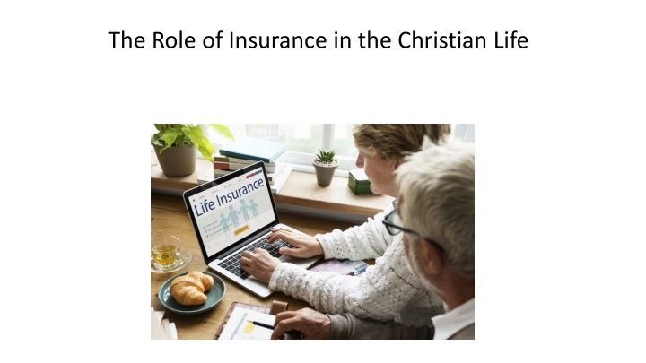 the role of insurance in the christian life