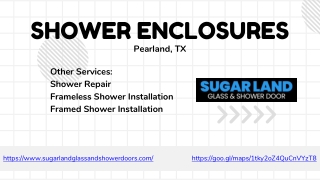 Shower Enclosures Pearland, TX