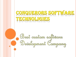 Conquerors Software Technologies