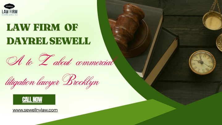law firm of dayrel sewell a to z about commercial