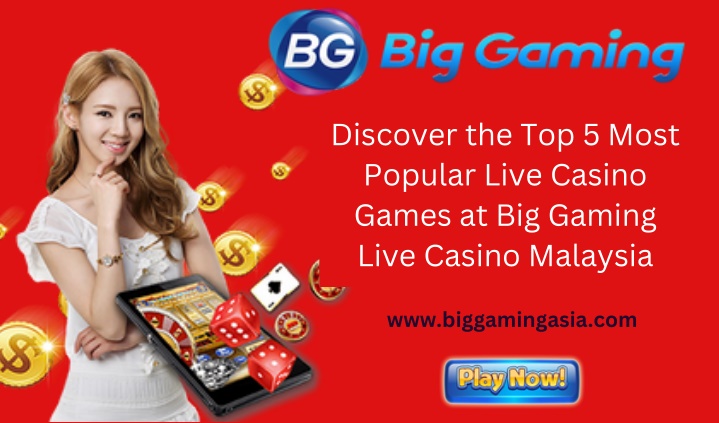 discover the top 5 most popular live casino games