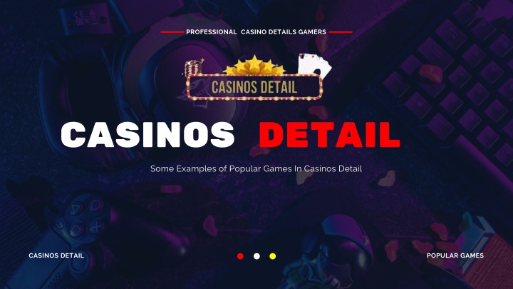professional casino details gamers