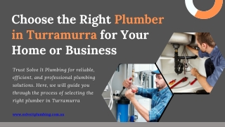 Choose the Right Plumber in Turramurra for Your Home or Business