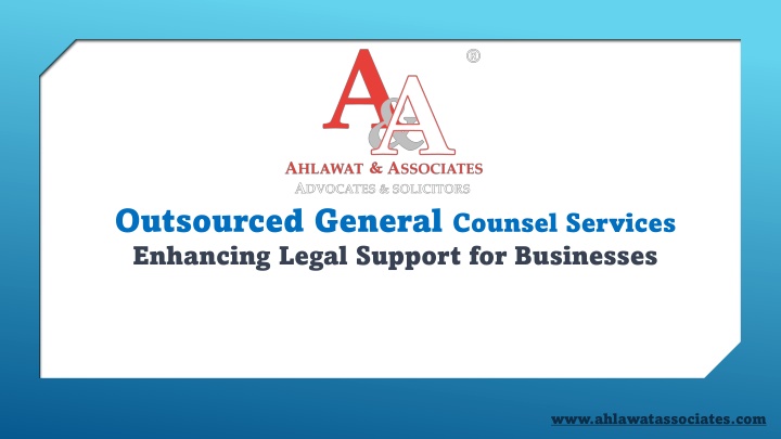 outsourced general counsel services enhancing