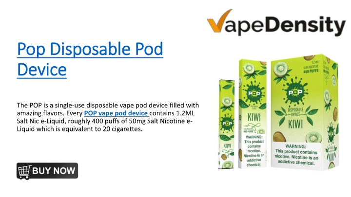 pop disposable pod device