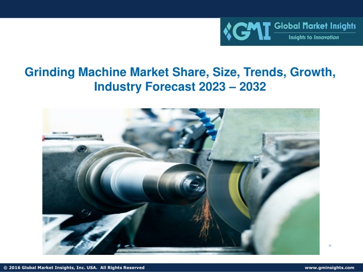 grinding machine market share size trends growth