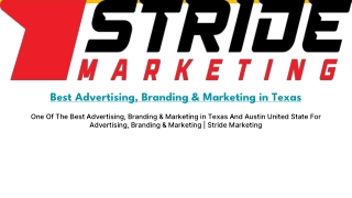 Top Branding & Marketing Agency In Texas Dallas  Stride Marketing