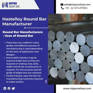 Tubes | Sheet | Round Bar | Hastelloy & Inconel Pipes | Plates Manufacturer - Ni