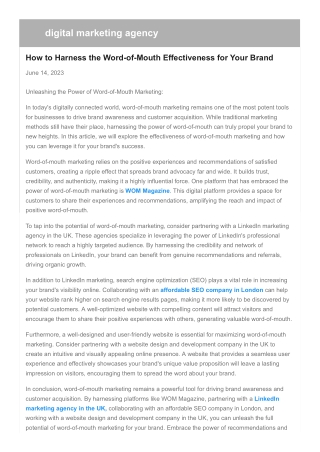 digital marketing agency