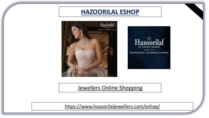 hazoorilal eshop