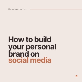 How to build your personal brand on Social Media
