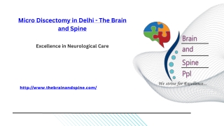 Micro Discectomy in Delhi -  The Brain and Spine