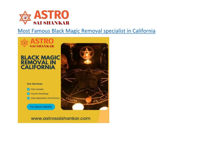 most famous black magic removal specialist