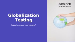 Release product or application without any hitch with Globalization Testing