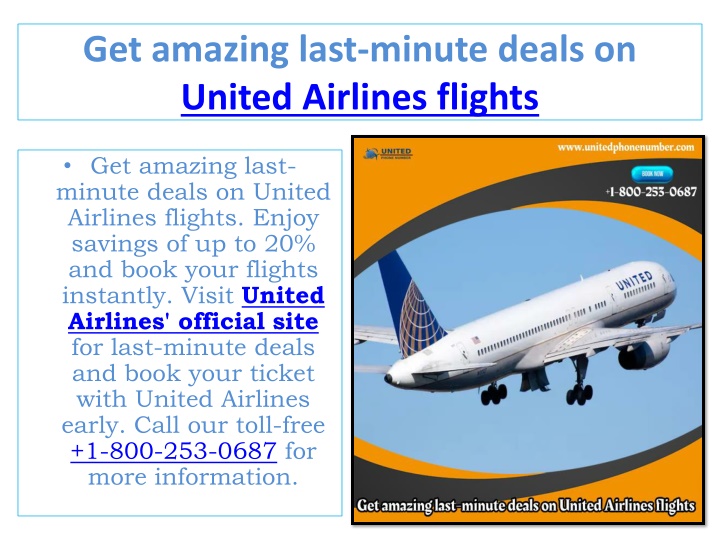 get amazing last minute deals on united airlines flights