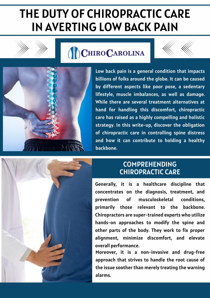 the duty of chiropractic care in averting