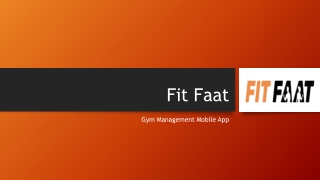 Manage Your Sports Academy Anywhere with our Gym Management Mobile App | Fitfaat