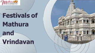 f e s t i v a l s o f mathura and vrindavan