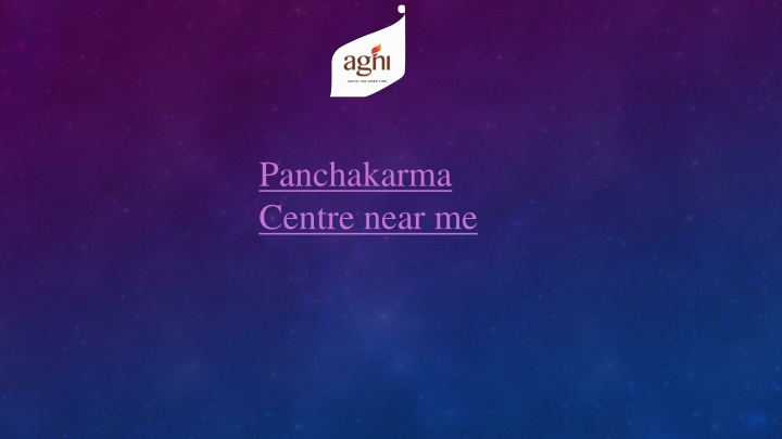 panchakarma centre near me
